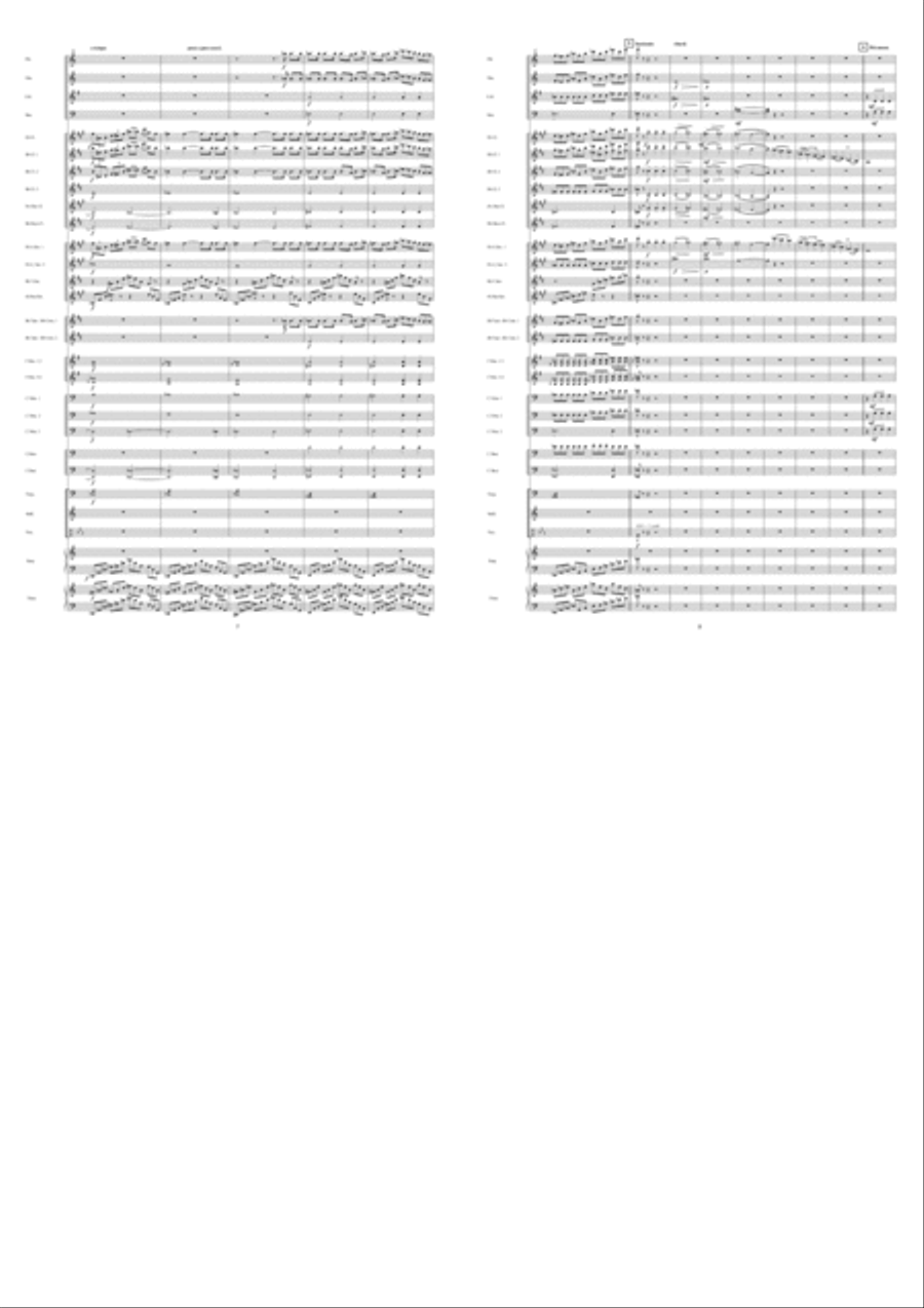 Adagio Of Spartacus And Phrygia Choir scores gallery preview page 5