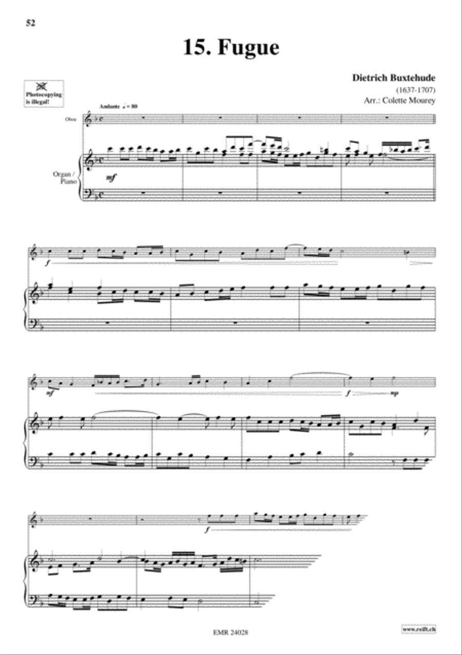 40 Greatest Baroque Hits Volume 1 Organ scores gallery preview page 17