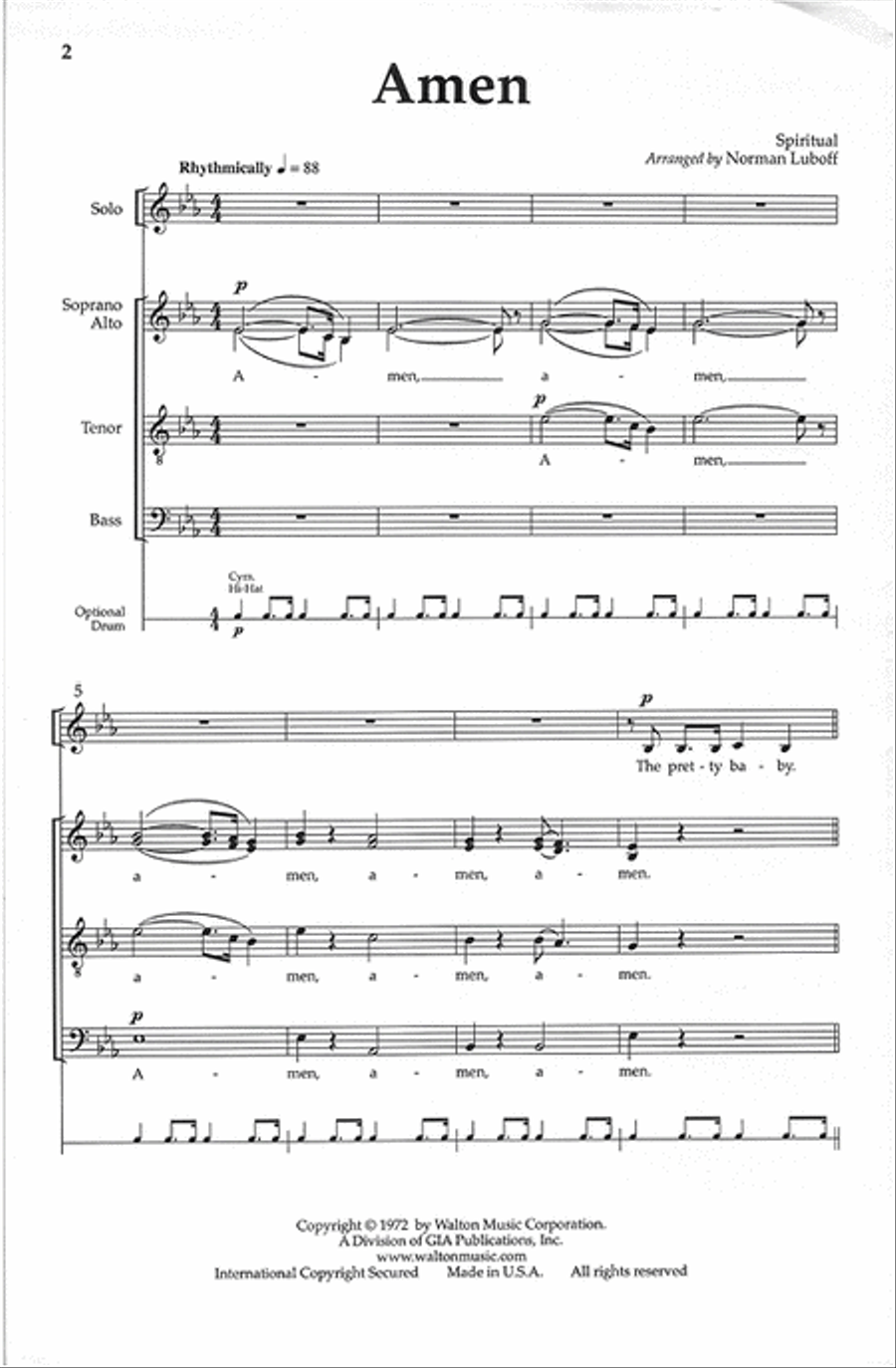 Amen Amen Divisi scores gallery preview page 2