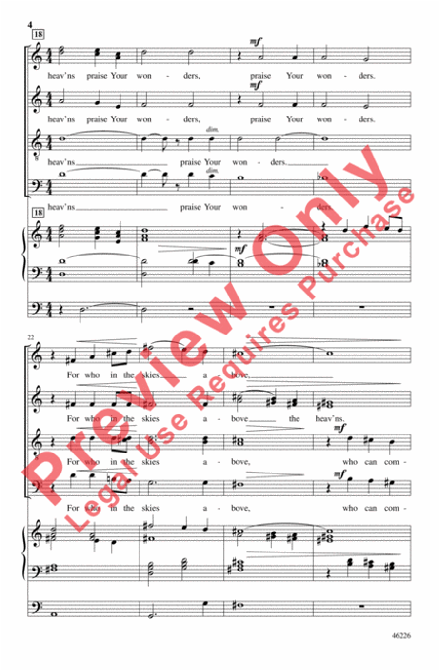 Psalm and Alleluia 4-Part scores gallery preview page 4