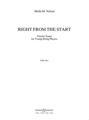 Book cover for Right From The Start Violoncello Part