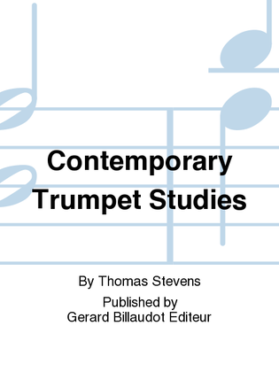Book cover for Contemporary Trumpet Studies