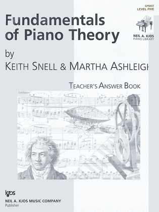 Book cover for Fundamentals Of Piano Theory, Level 5 - Answer Book