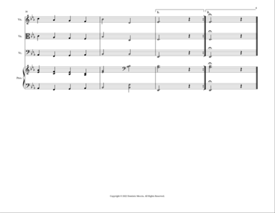 O Canada! O Canada! Small Ensemble scores gallery preview page 4