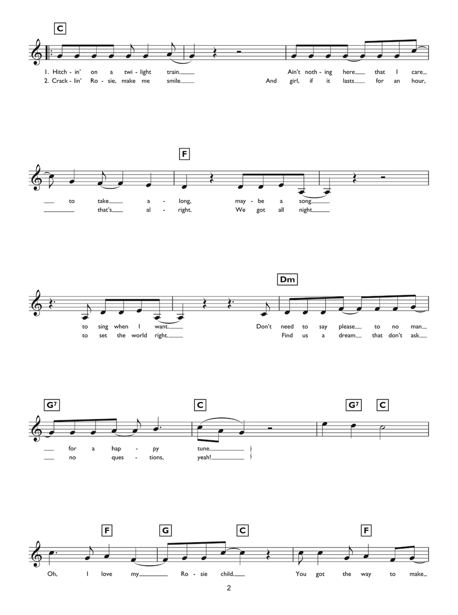Cracklin' Rosie Piano Solo scores gallery preview page 2