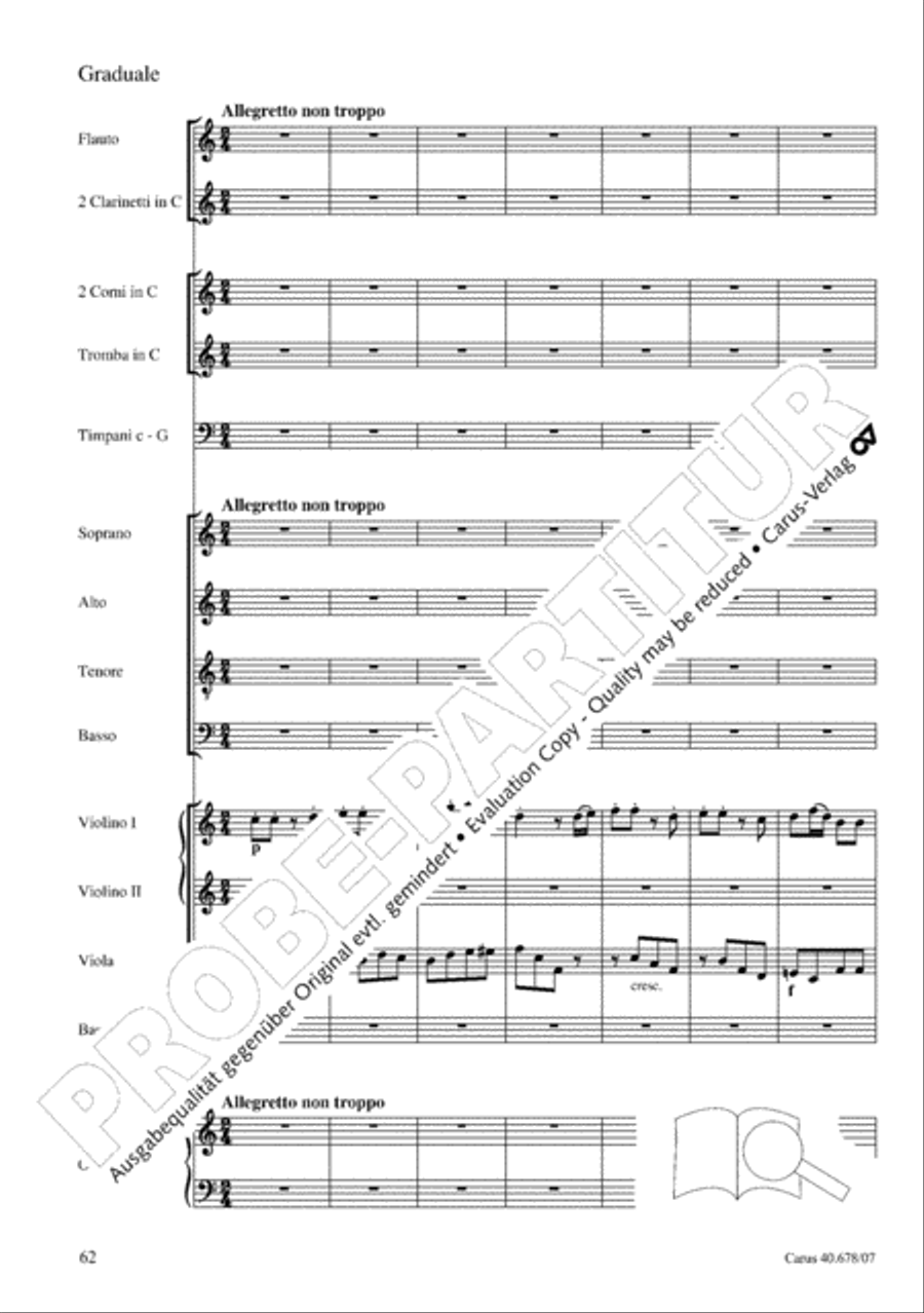 Missa pastoralis bohemica 4-Part scores gallery preview page 75