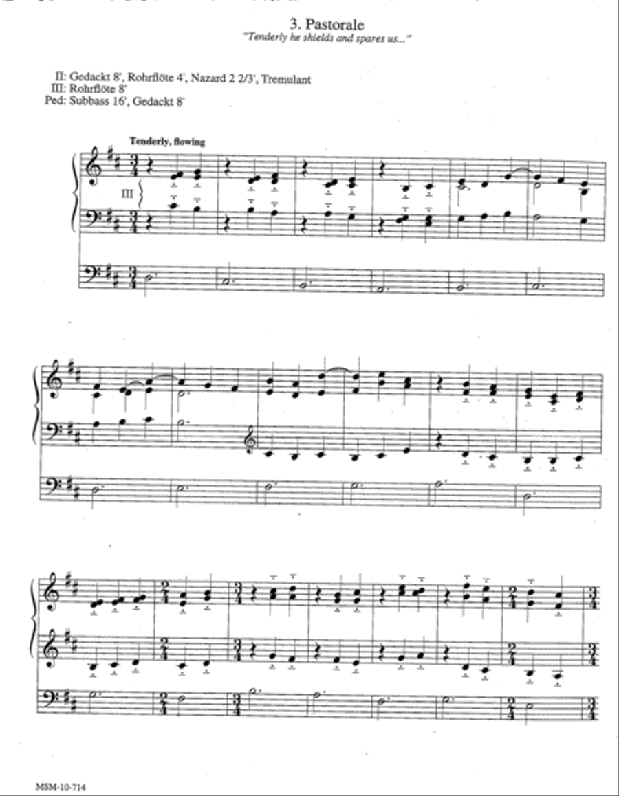 Partita on Praise, My Soul, the King of Heaven Organ scores gallery preview page 4