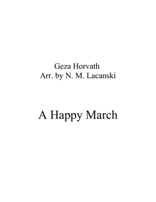 Book cover for A Happy March