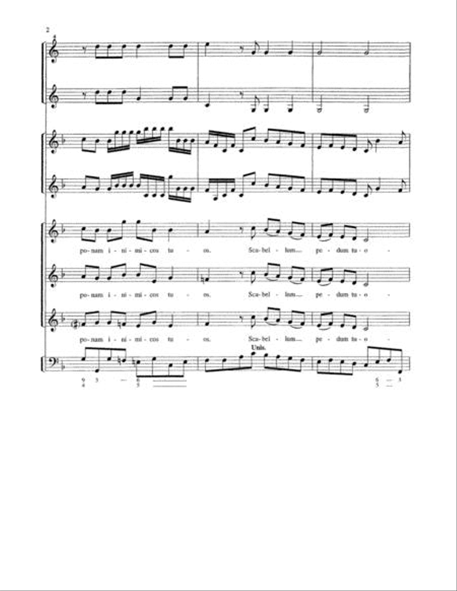 Dixit - Instrumental Score and Parts Choir scores gallery preview page 3