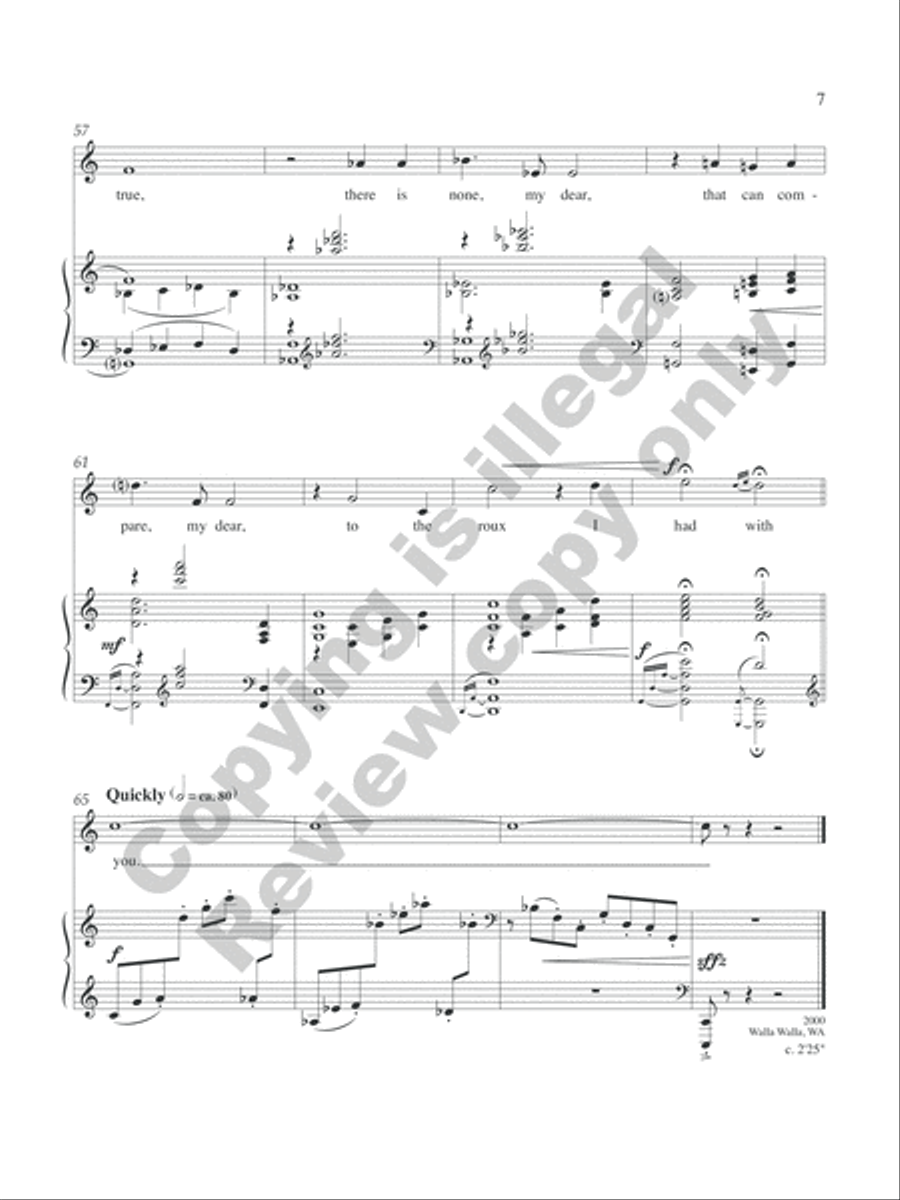 Songs of Sophistication Medium Voice scores gallery preview page 23