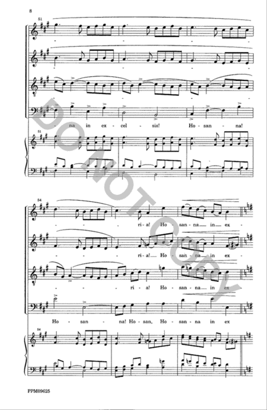 A Christmas Garland--SATB Divisi scores gallery preview page 9