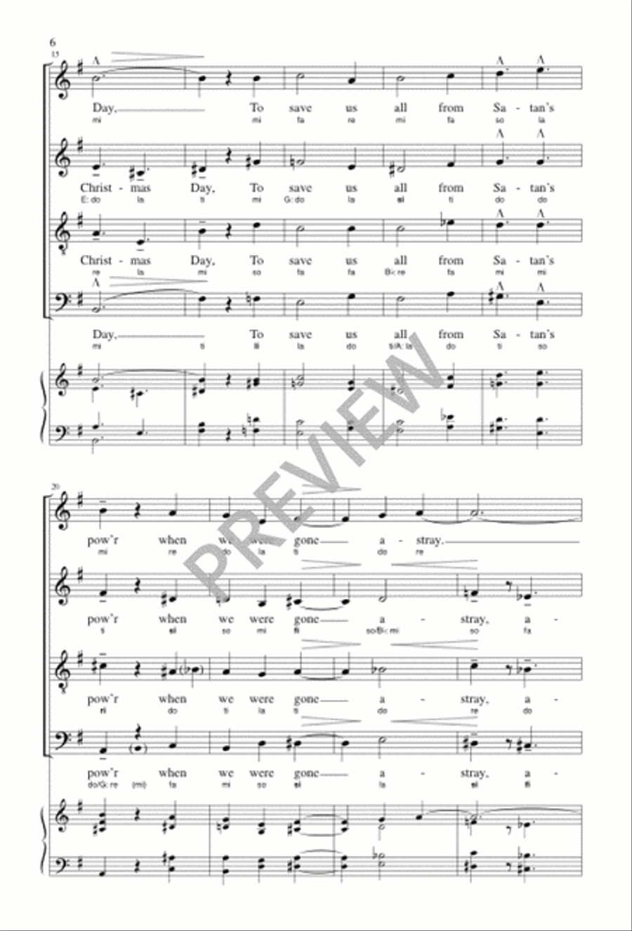 God Rest Ye Merry, Gentlemen 4-Part scores gallery preview page 6