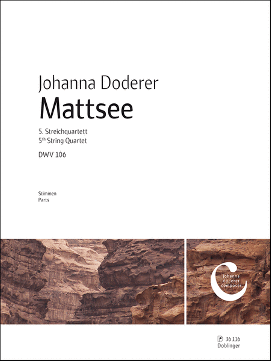 Mattsee 5. Streichquartett String Quartet scores gallery preview page 1