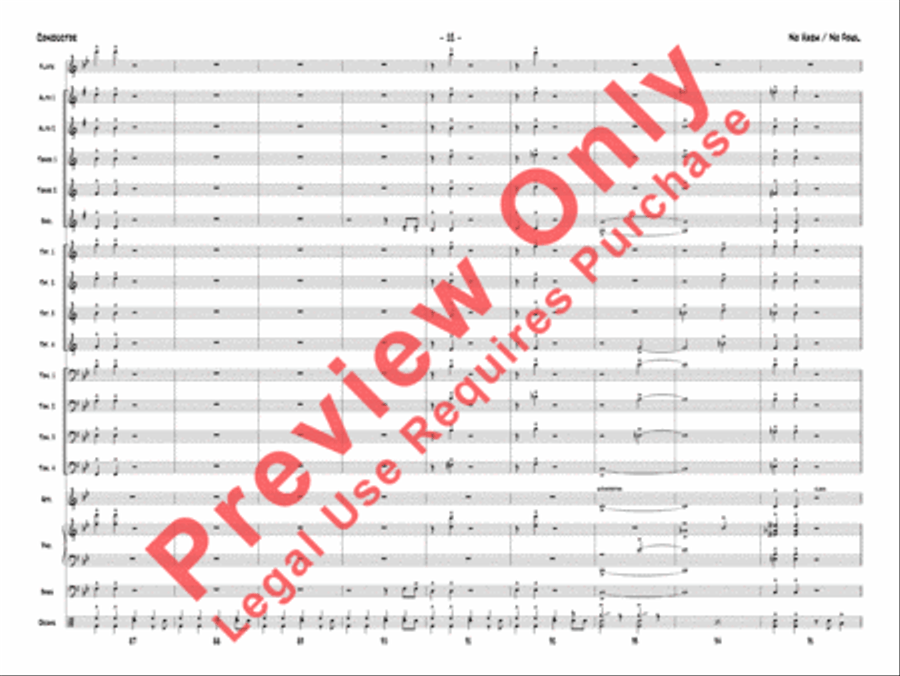 No Harm / No Fowl Jazz Ensemble scores gallery preview page 15