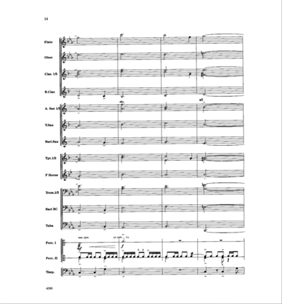 Pevensey Castle Concert Band scores gallery preview page 15