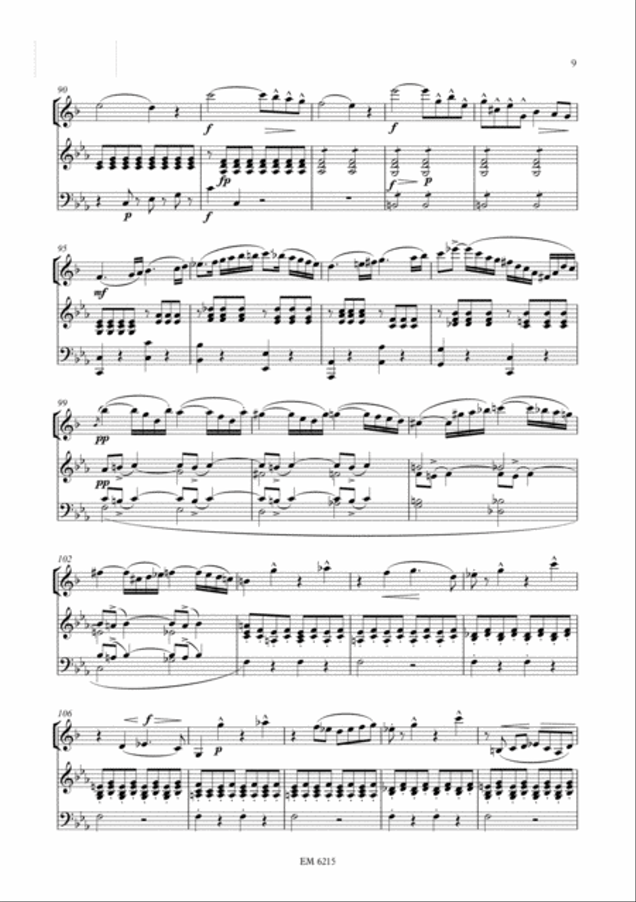 Concertino nr. 1 for Clarinet (Piano Reduction) Clarinet Solo scores gallery preview page 6