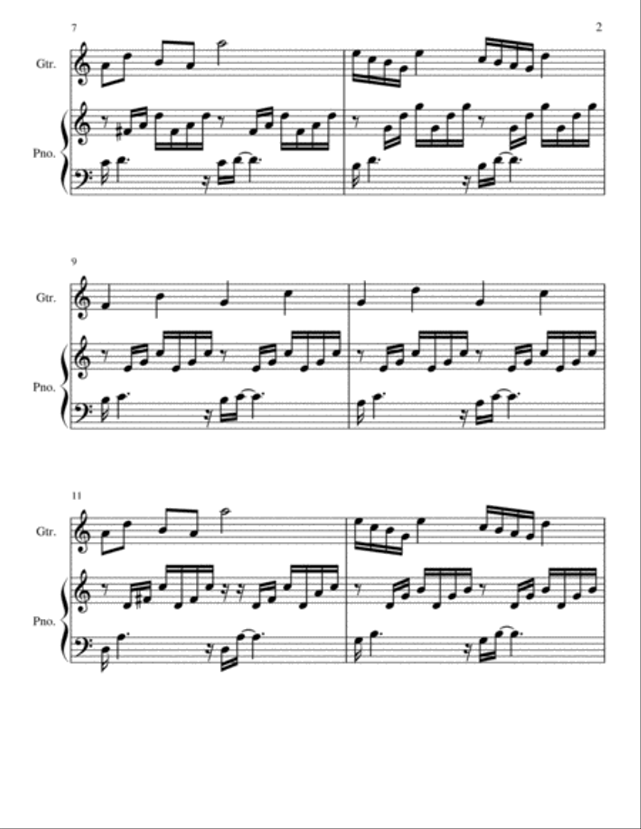 Prelude in C Small Ensemble scores gallery preview page 2