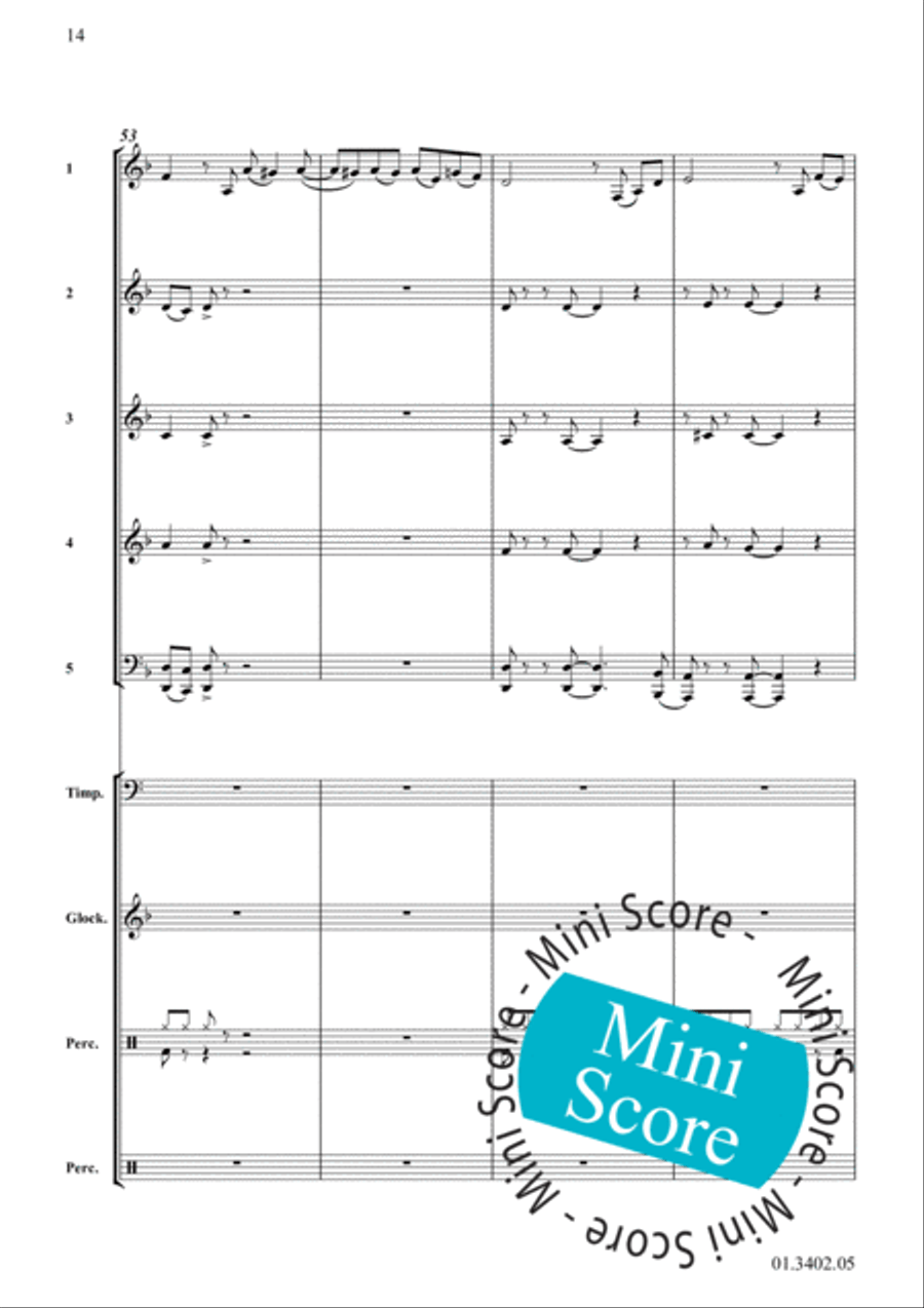 The Great Beethoven Bonanza Concert Band scores gallery preview page 18
