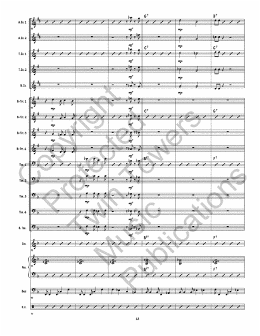 Pocket Aces Pocket Aces Jazz Ensemble scores gallery preview page 14