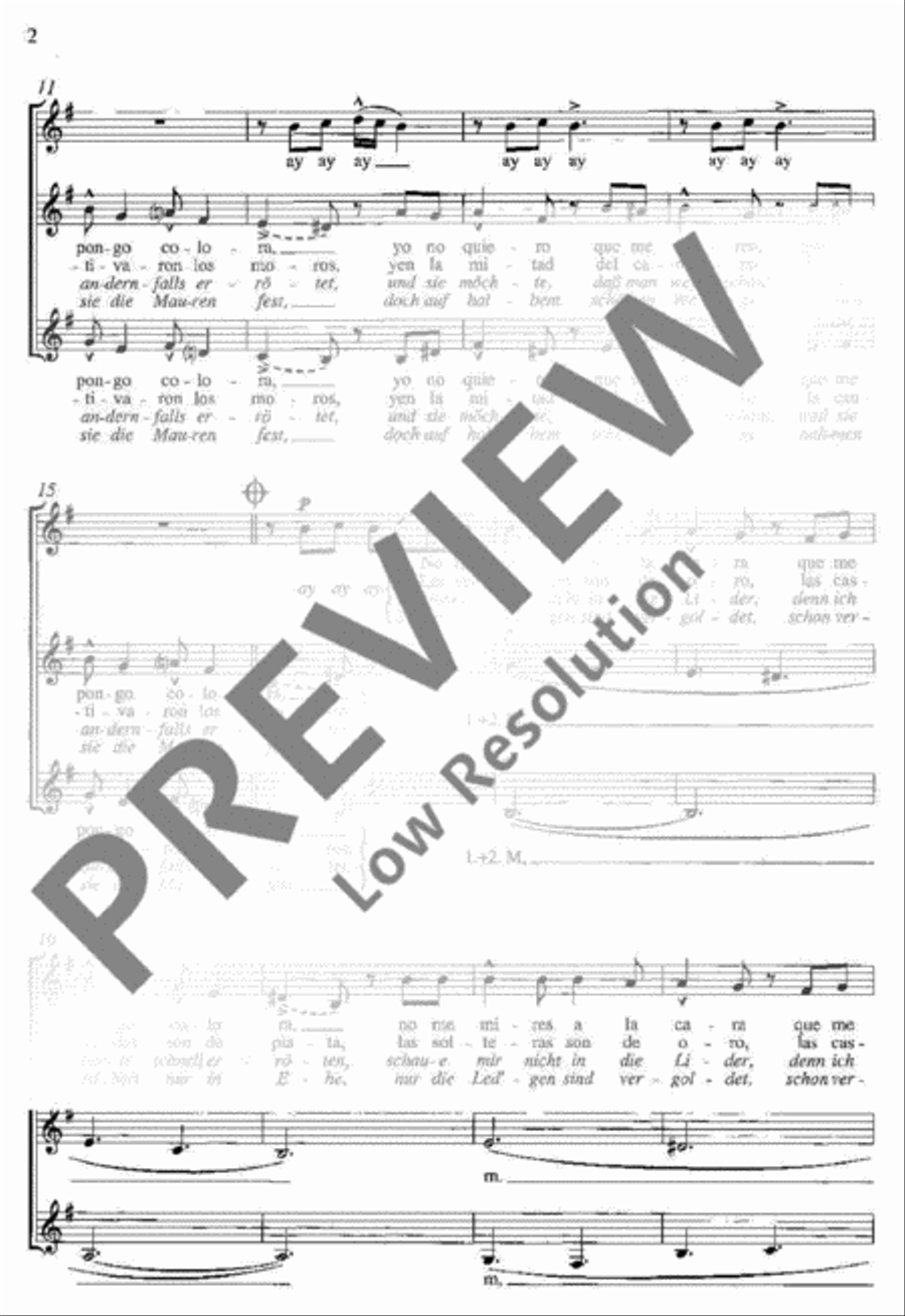 Spanische Suite SSA scores gallery preview page 3