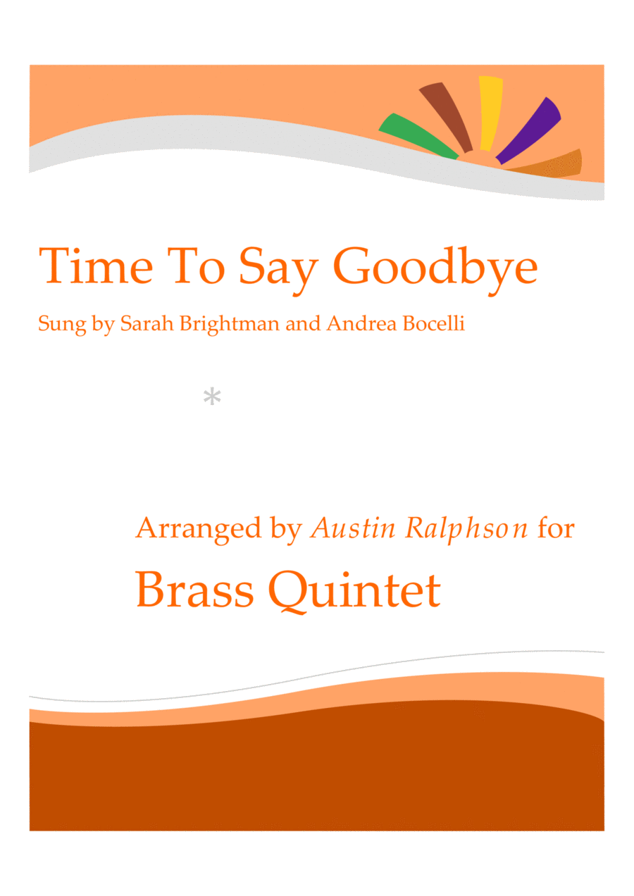Time To Say Goodbye Horn scores gallery preview page 1