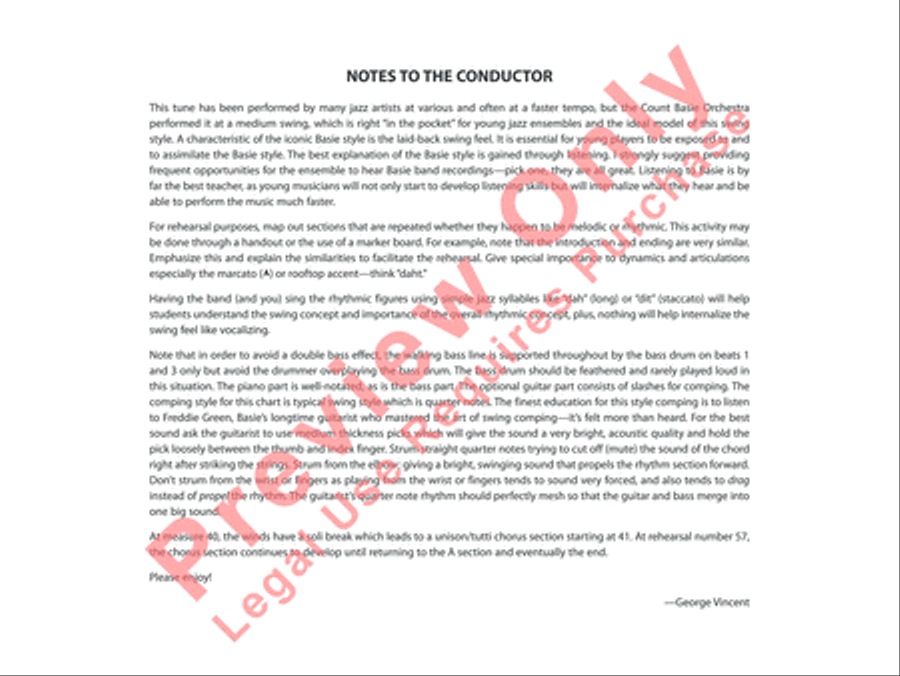 Broadway Jazz Ensemble scores gallery preview page 3