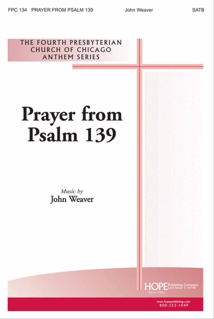 Prayer from Psalm 139 Prayer from Psalm 139 4-Part scores gallery preview page 1