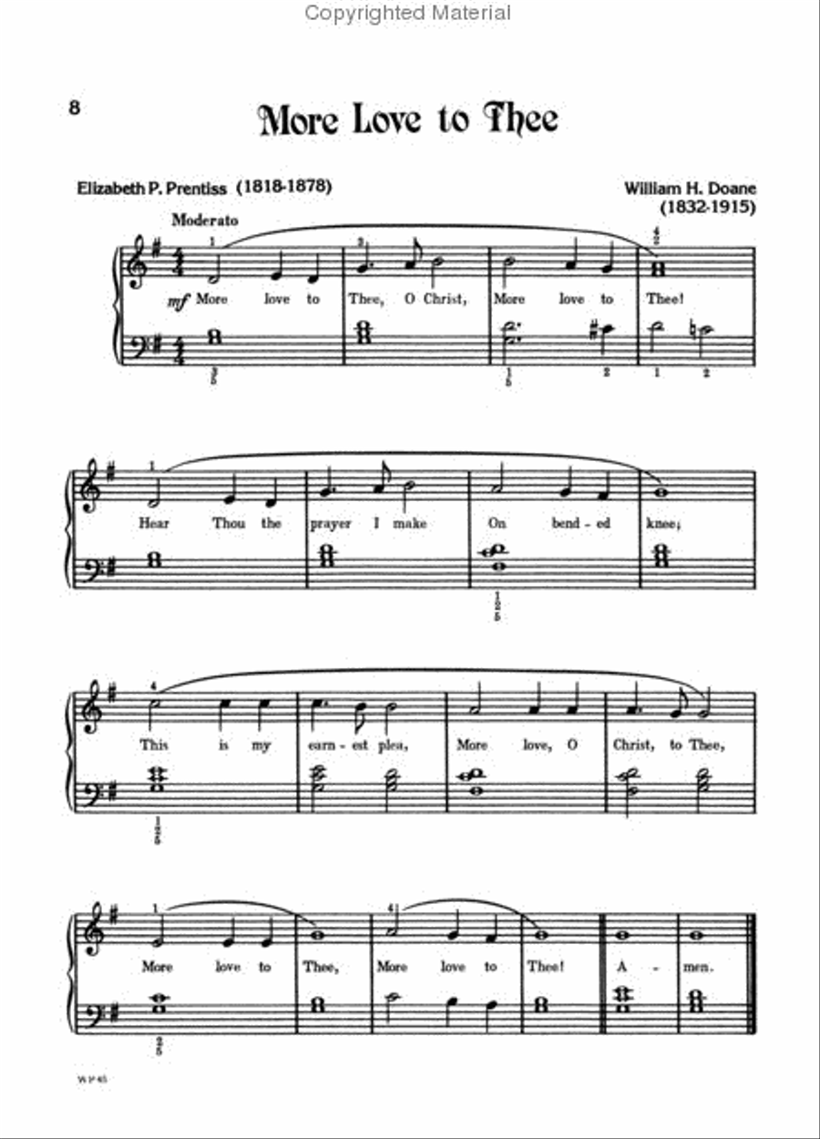 Hymn Favorites, Level 2 Piano Method scores gallery preview page 3