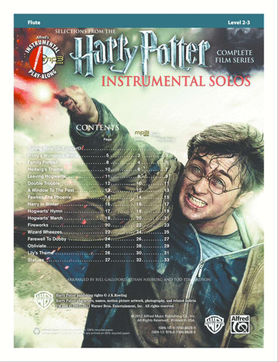 Harry Potter Instrumental Solos image number null