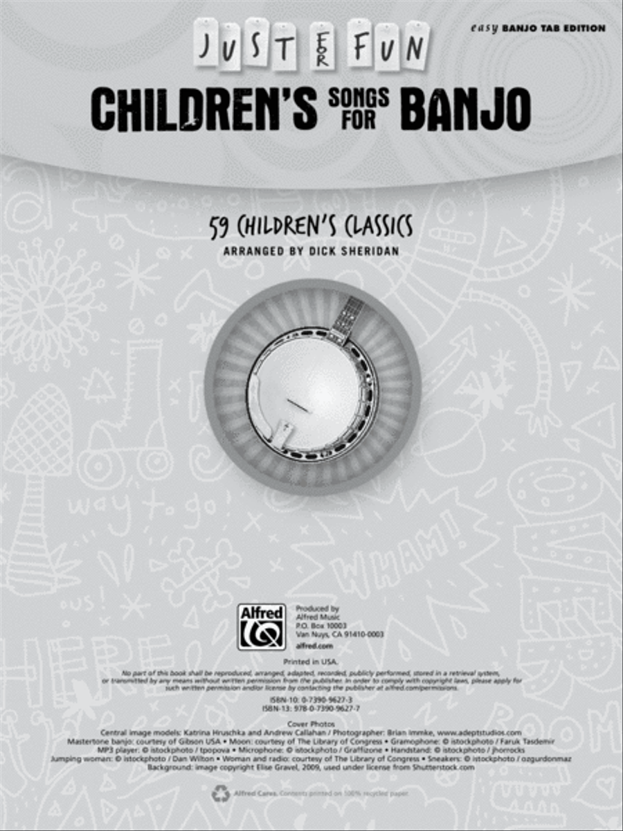 Just for Fun -- Children's Songs for Banjo