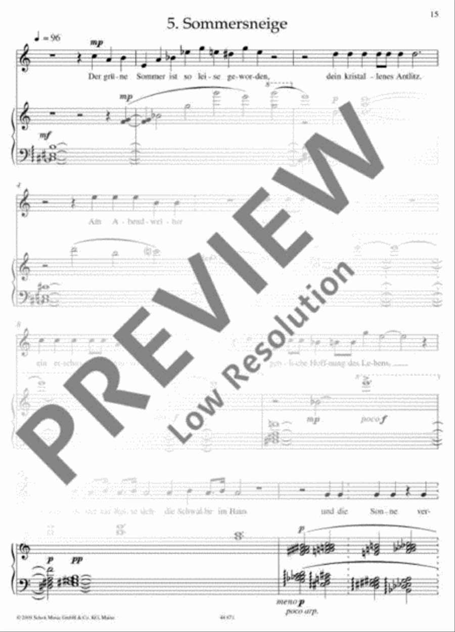 Trakl-Lieder I Trakl-Lieder I Tenor Voice scores gallery preview page 16
