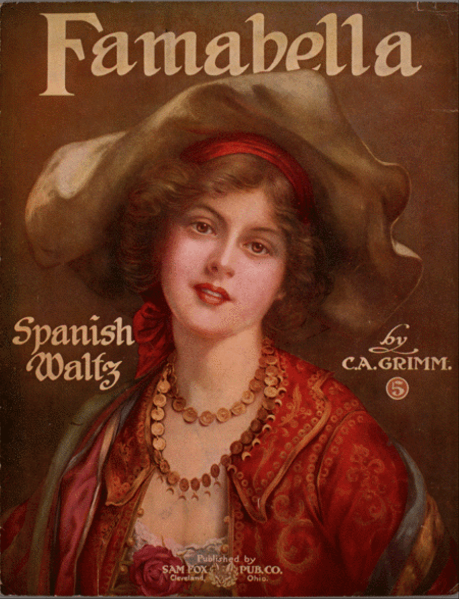 Famabella. Spanish Waltz Piano Solo scores gallery preview page 1