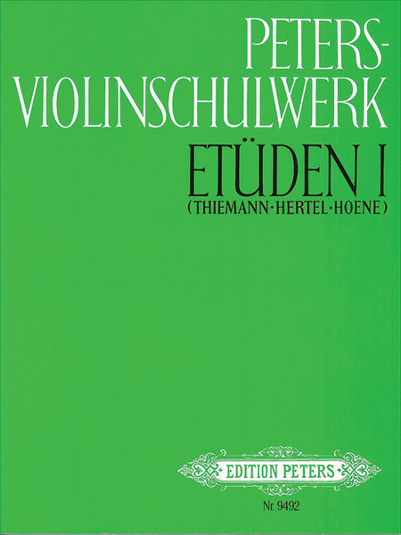 Peters Violin School: Studies, Vol. 1