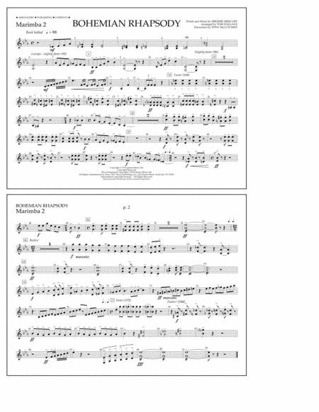 Bohemian Rhapsody - Marimba 2