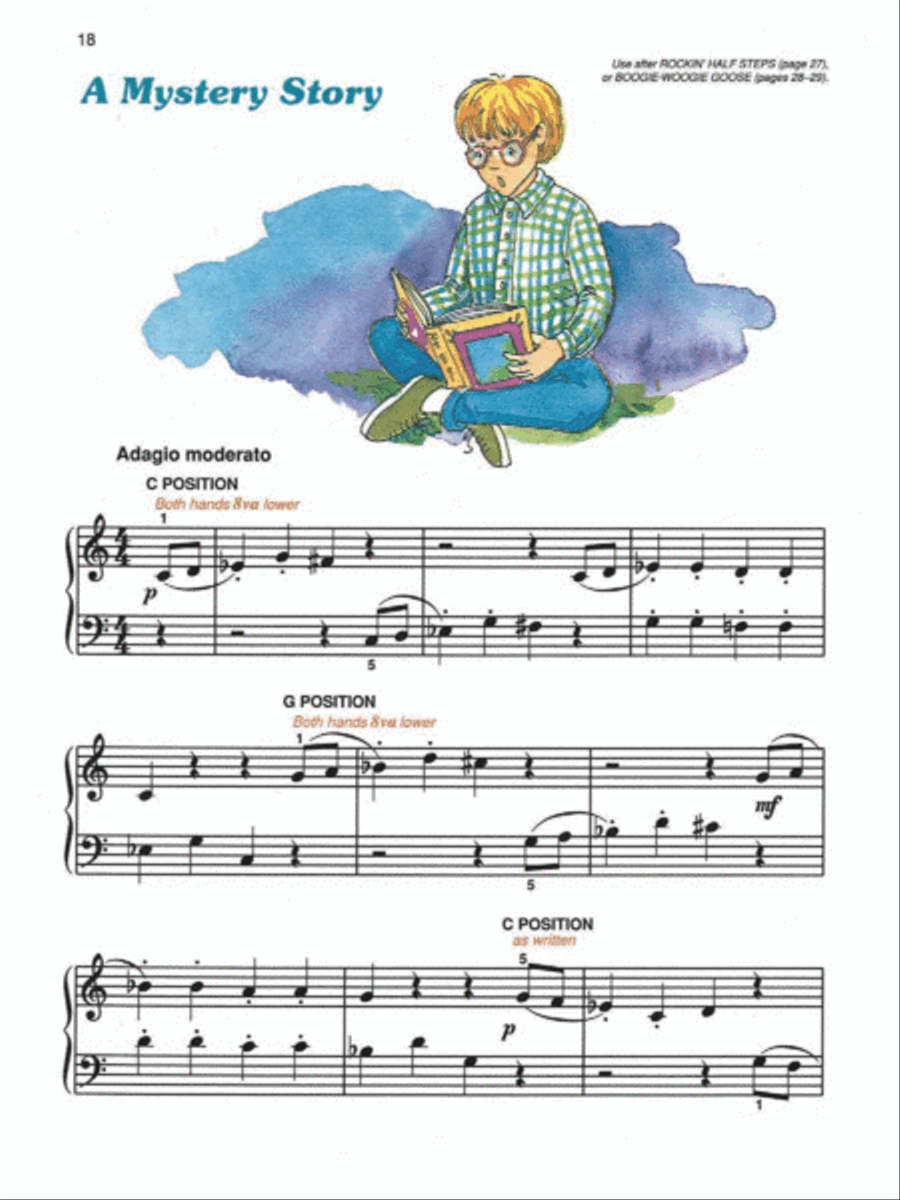 Alfred's Basic Piano Prep Course Solo Book, Book D Piano Method scores gallery preview page 3