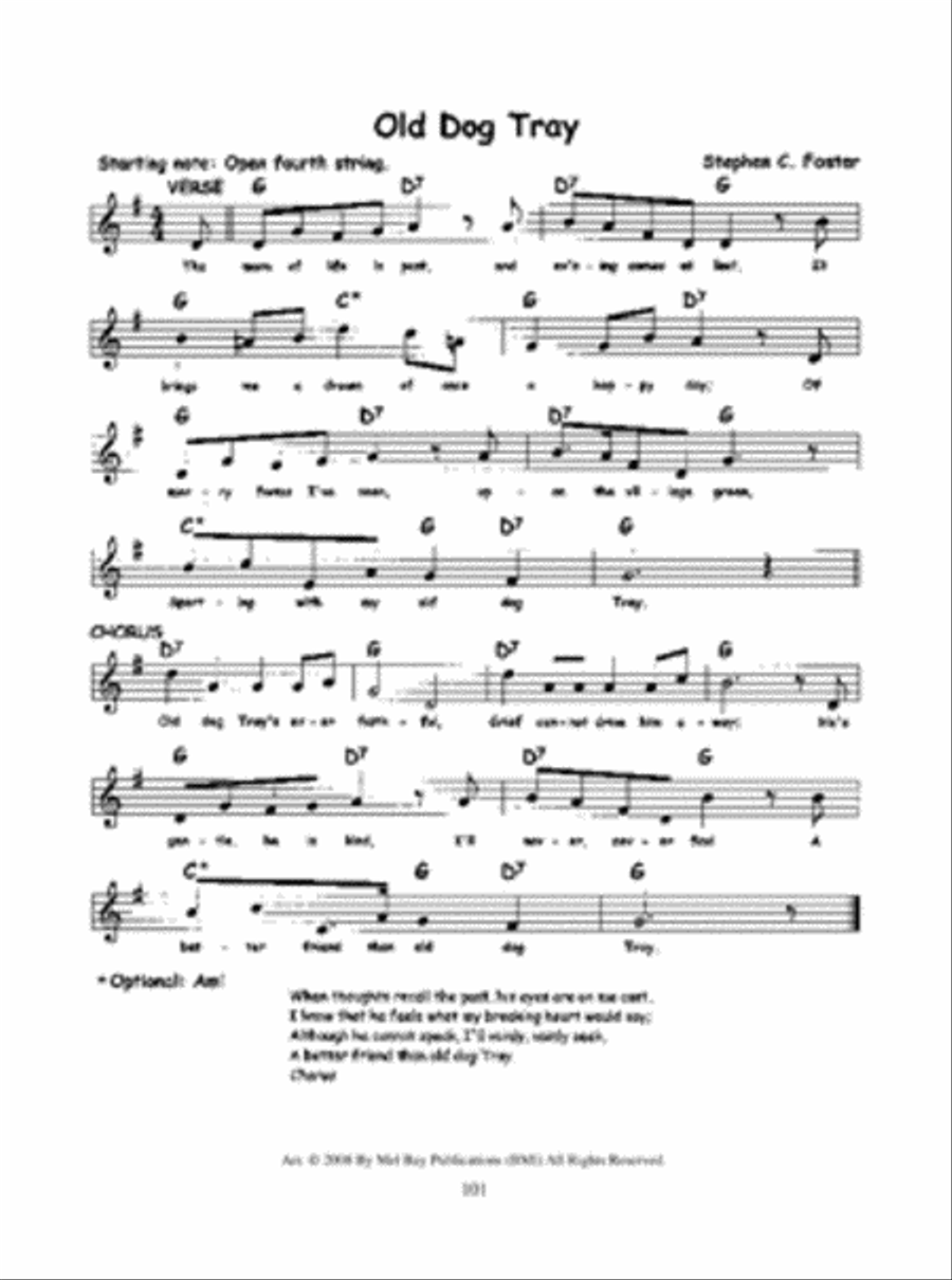 101 Three-Chord Country & Bluegrass Songs 5-String Banjo scores gallery preview page 2