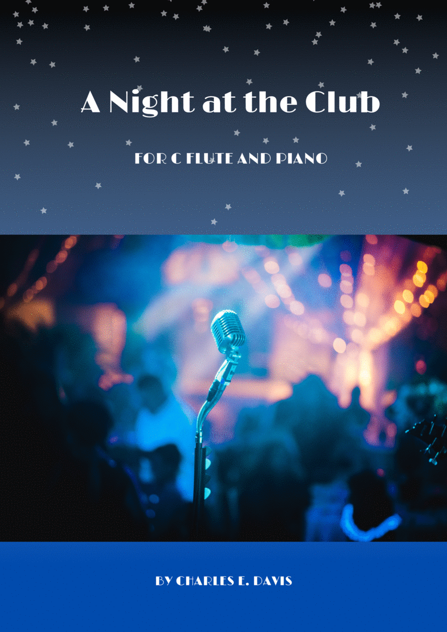 A Night At the Club - C Flute and Piano Jazz Ensemble scores gallery preview page 1
