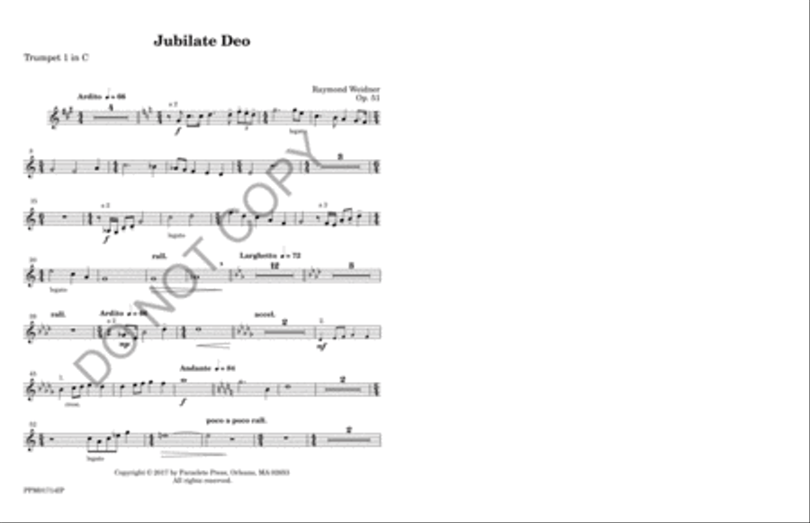 Jubilate Deo Jubilate Deo Trombone scores gallery preview page 2