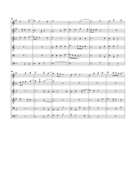 Ma bouche rit (arrangement for 6 recorders)