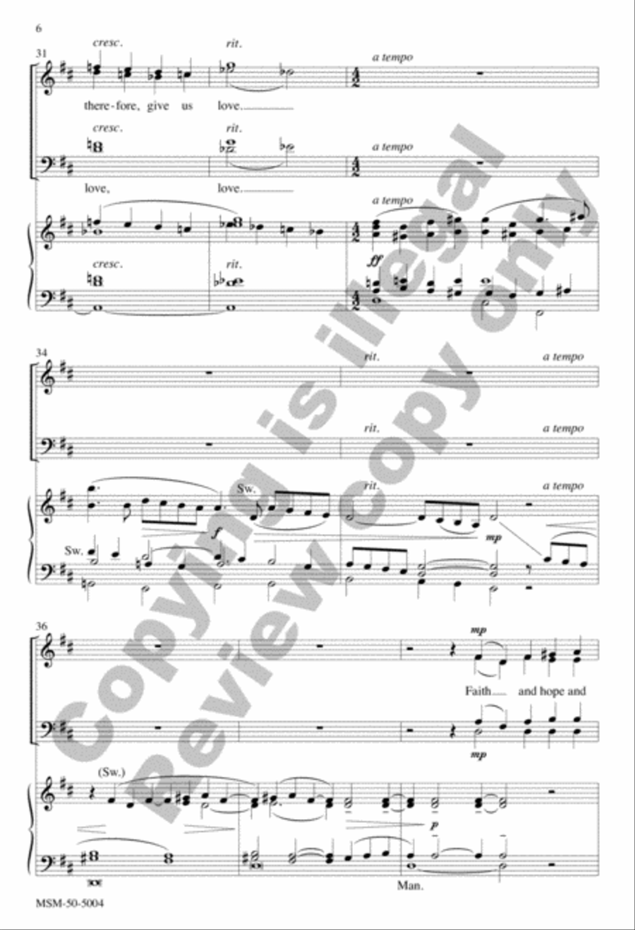 Love Love 4-Part scores gallery preview page 6