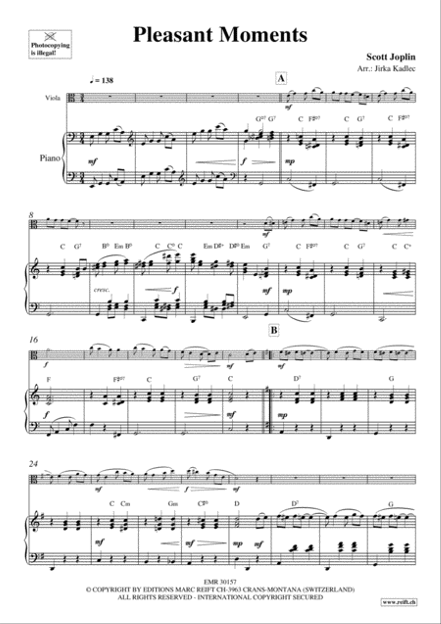 Pleasant Moments Viola scores gallery preview page 4