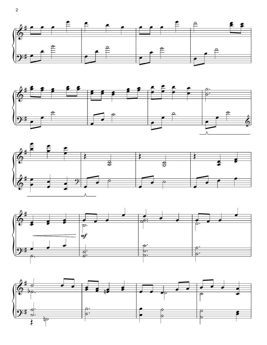 The Holly And The Ivy The Holly And The Ivy Piano Solo scores gallery preview page 2
