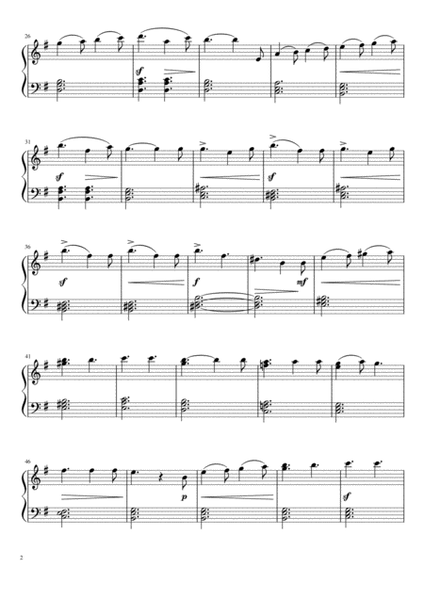 Smetana - Die Moldau (easy piano sheet) image number null