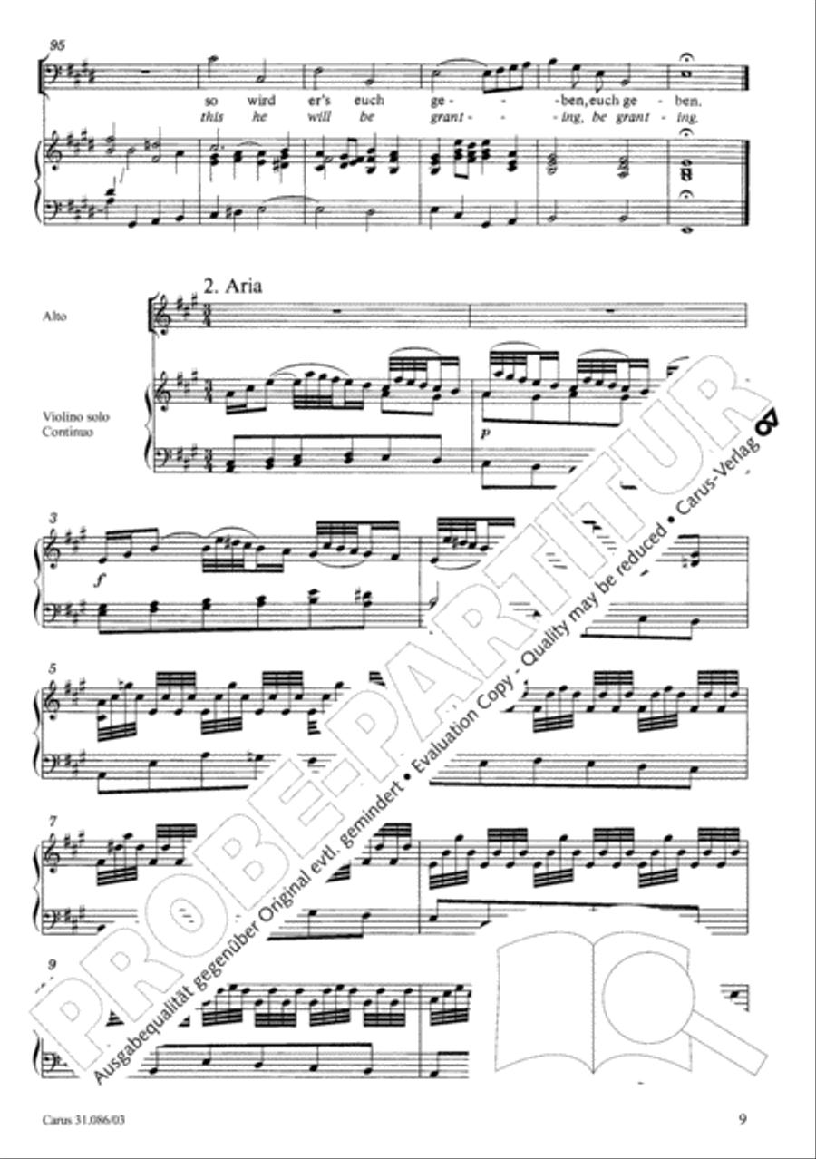 Truly, truly I say to you (Wahrlich, wahrlich, ich sage euch) 4-Part scores gallery preview page 10