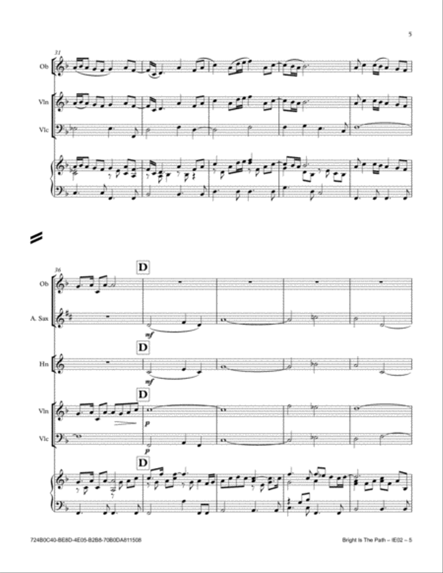 Bright Is The Path Full Orchestra scores gallery preview page 5