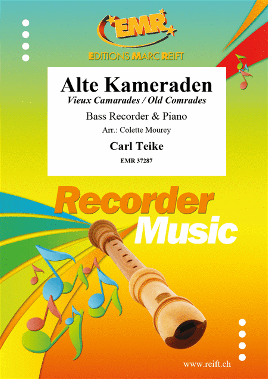 Alte Kameraden Bass Recorder scores gallery preview page 1