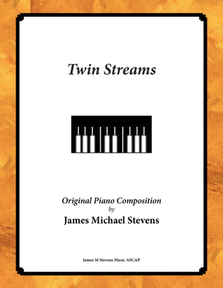 Book cover for Twin Streams - Reflective Piano