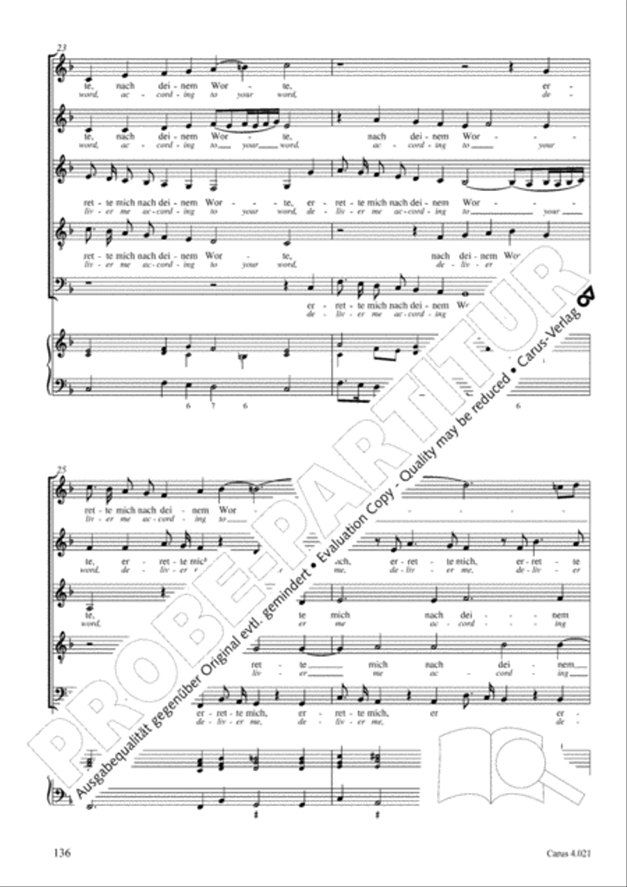 Schein: Israelsbrunnlein. Fontana d'Israel. Complete edition Choir scores gallery preview page 143