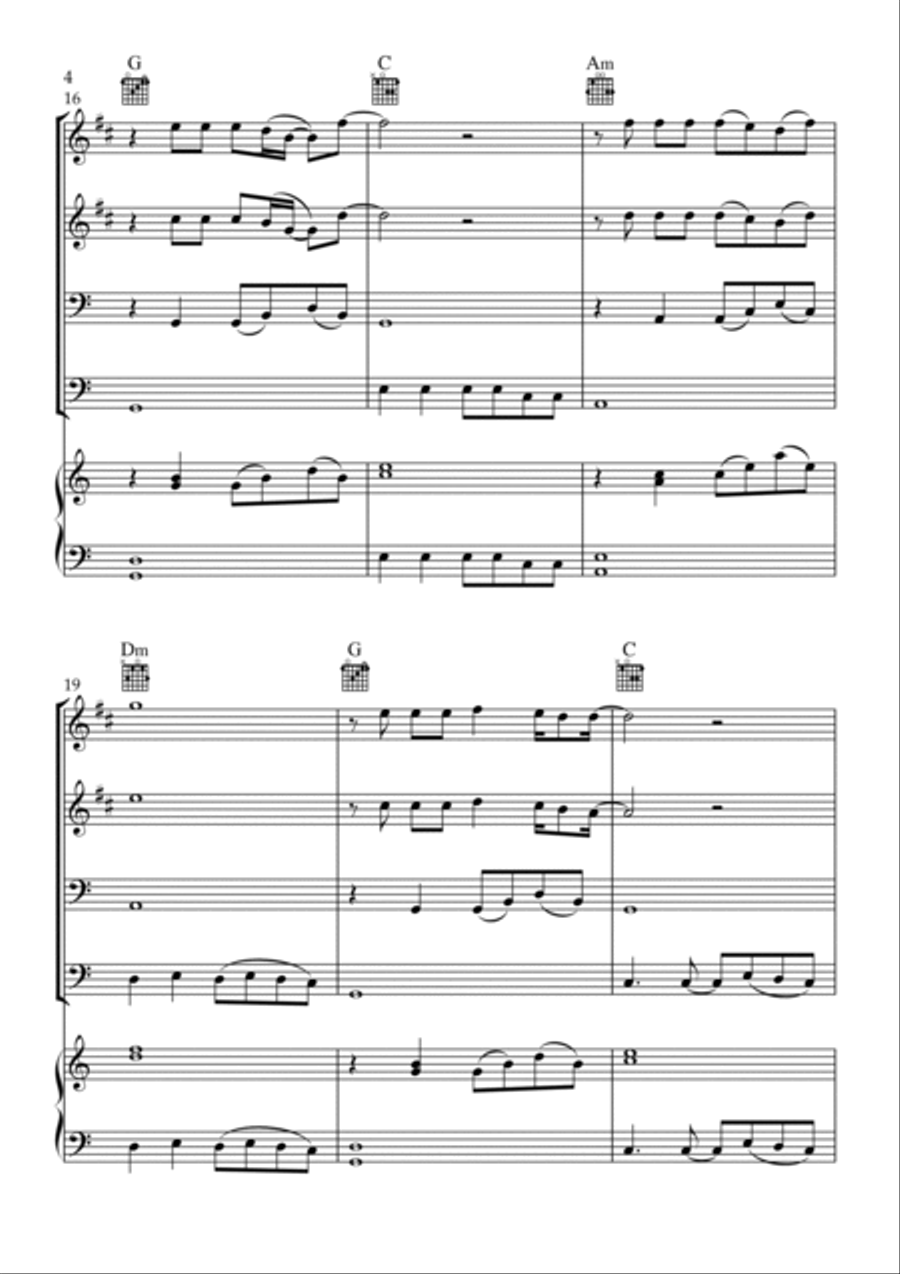 Flowers Trombone scores gallery preview page 4