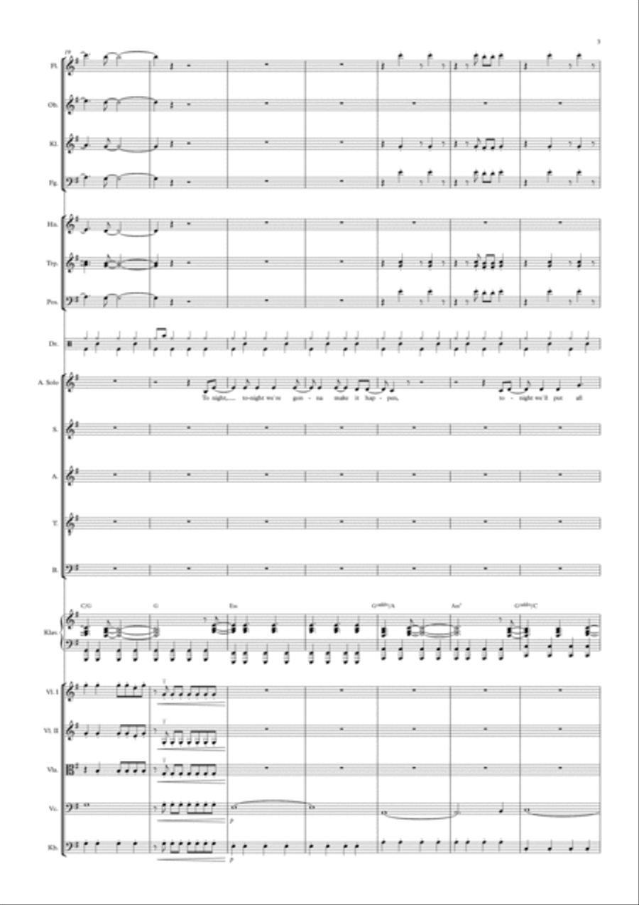 I'm So Excited Full Orchestra scores gallery preview page 3